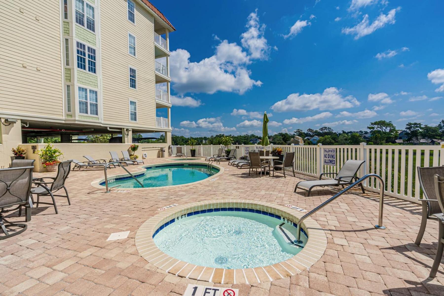 Ocean Marsh Relaxing Waterfront Loft Unit 403 Villa Myrtle Beach Bagian luar foto
